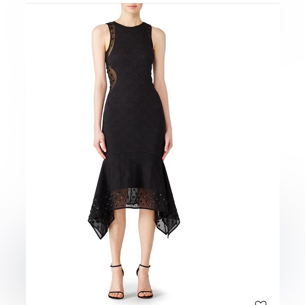 Opening Ceremony Medallion Jacquard Sequin Dress